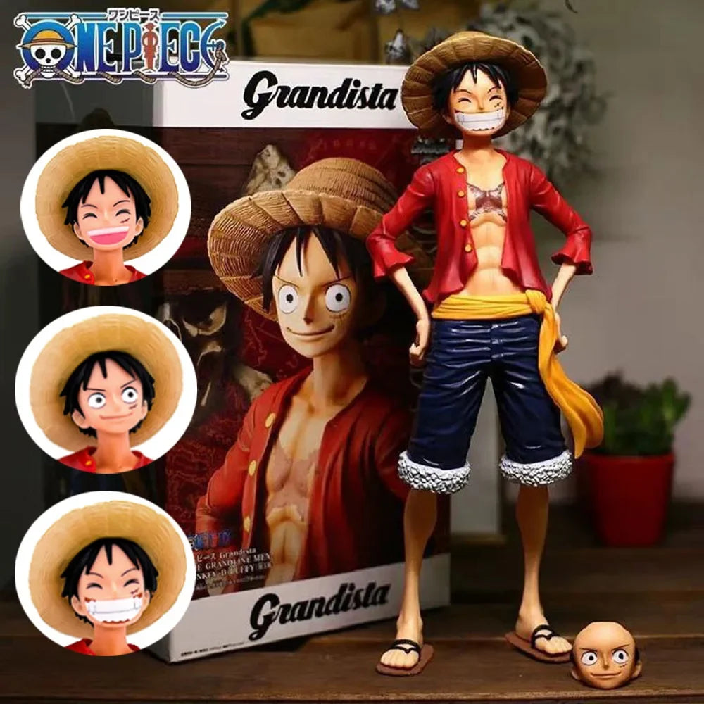 ONE PIECE Luffy 28cm Action – Confident Smiley - Detail View | Kamigami – One Piece Collectibles