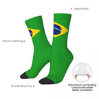 🇧🇷 Brazil World Cup 2026 Socks — Harajuku Samba Style | Unisex | One Size Fits All