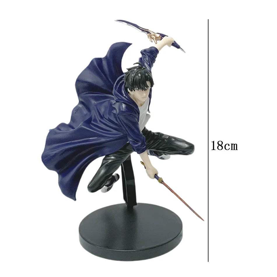 SOLO LEVELING Sung Jin-Woo – 21cm Shadow Monarch - Angle View | Kamigami – Solo Leveling Collectibles