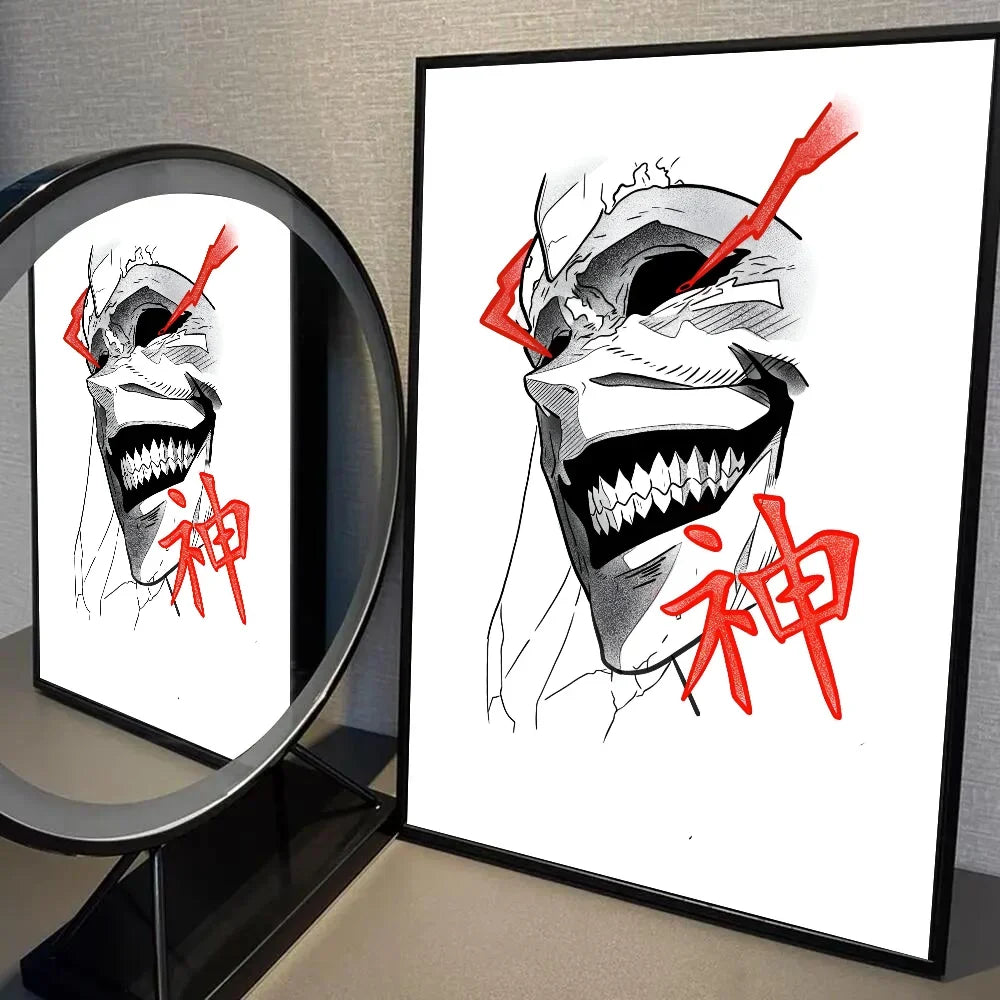 SOLO LEVELING Self-Adhesive Anime Poster – Wall Art for Collectors - Angle View | Kamigami – Solo Leveling Collectibles