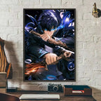 SOLO LEVELING Frameless Canvas Painting – Anime Wall Art Print - View 16 | Kamigami – Solo Leveling Collectibles