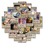 ONE PIECE Wanted Posters Stickers – 10/30/56 Pack Options - Display Box | Kamigami – One Piece Collectibles