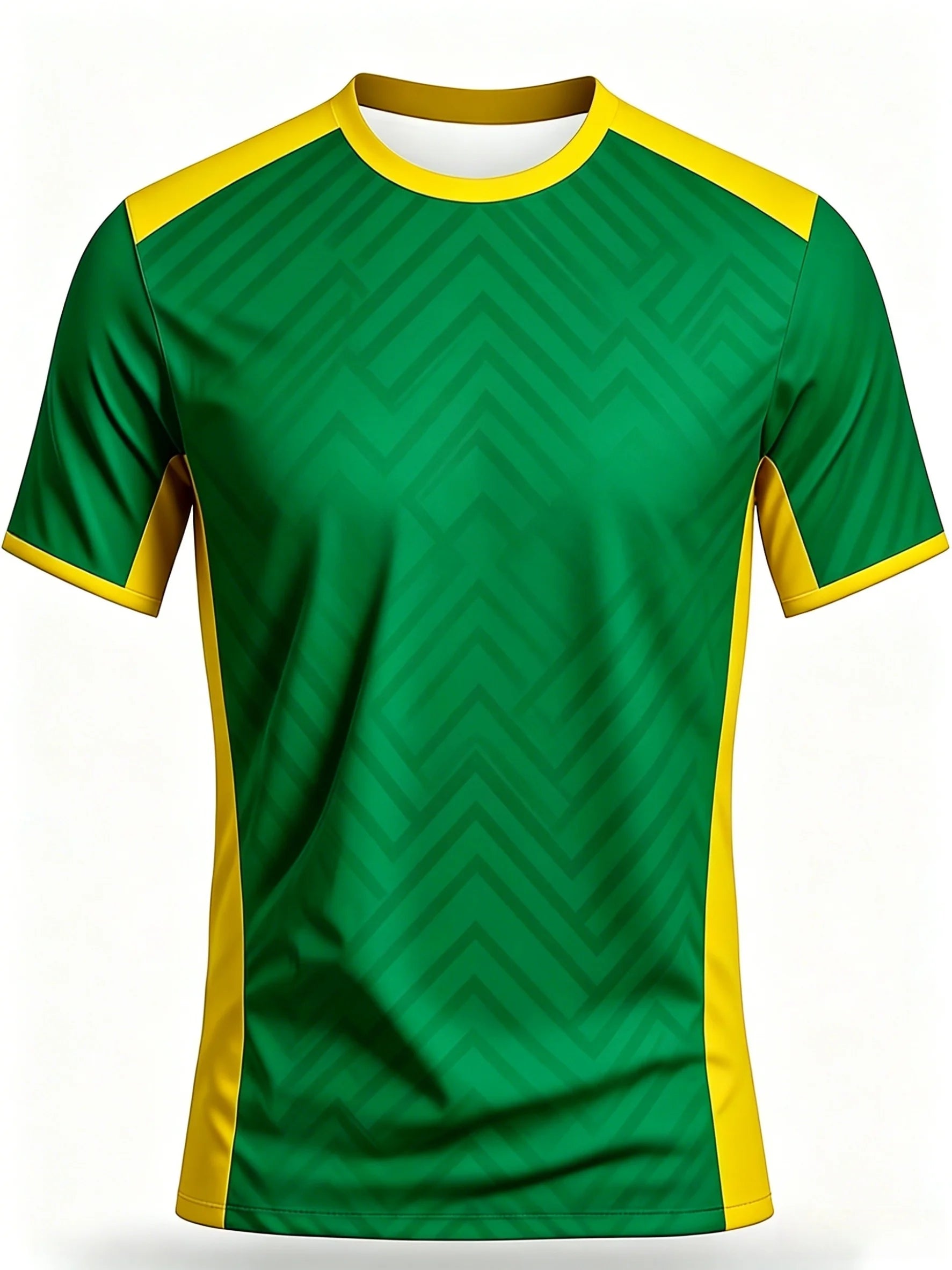 🇧🇷 Brazil Football T-Shirt 2026 | 3D Print Crew Neck Tee | Men's Samba Style World Cup Jersey