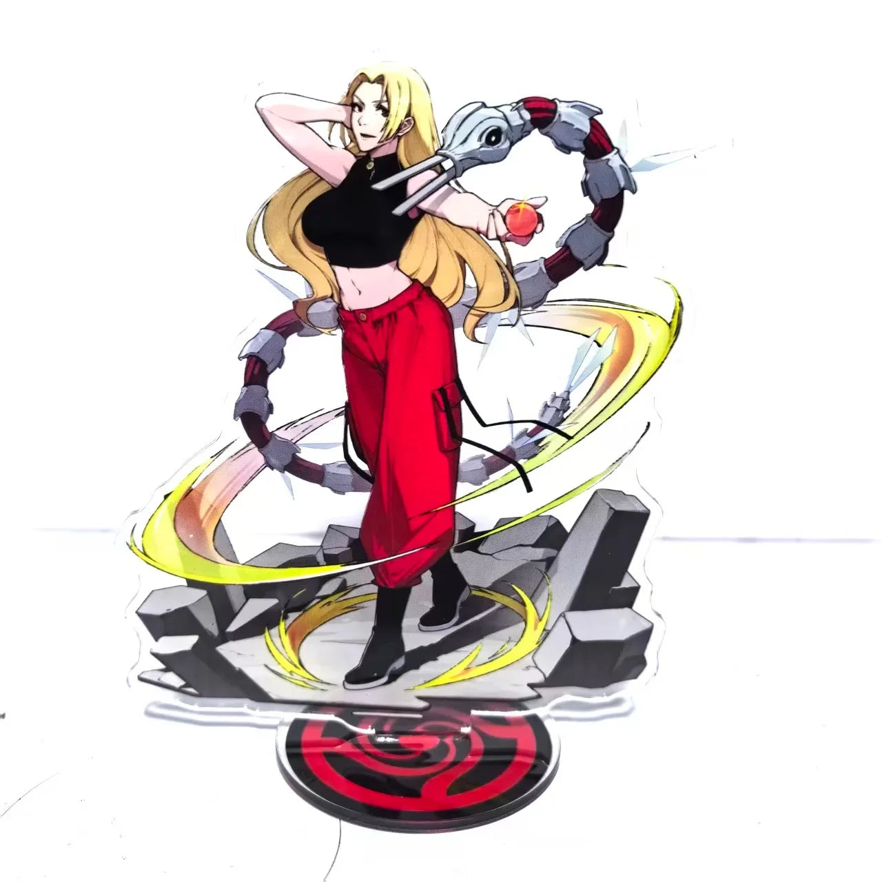 JUJUTSU KAISEN Acrylic Stand – 15cm Desk Display - Angle View | Kamigami – Jujutsu Kaisen Collectibles