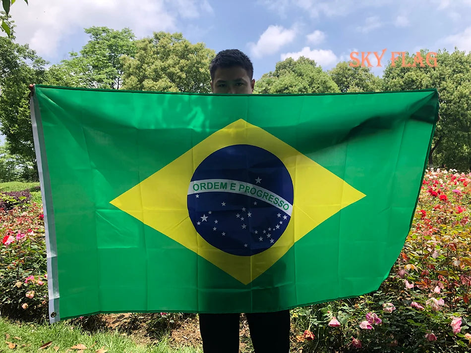🇧🇷 Brazil Flag | Polyester Digital Print Banner | 60x90cm & 90x150cm | World Cup 2026 Decoration