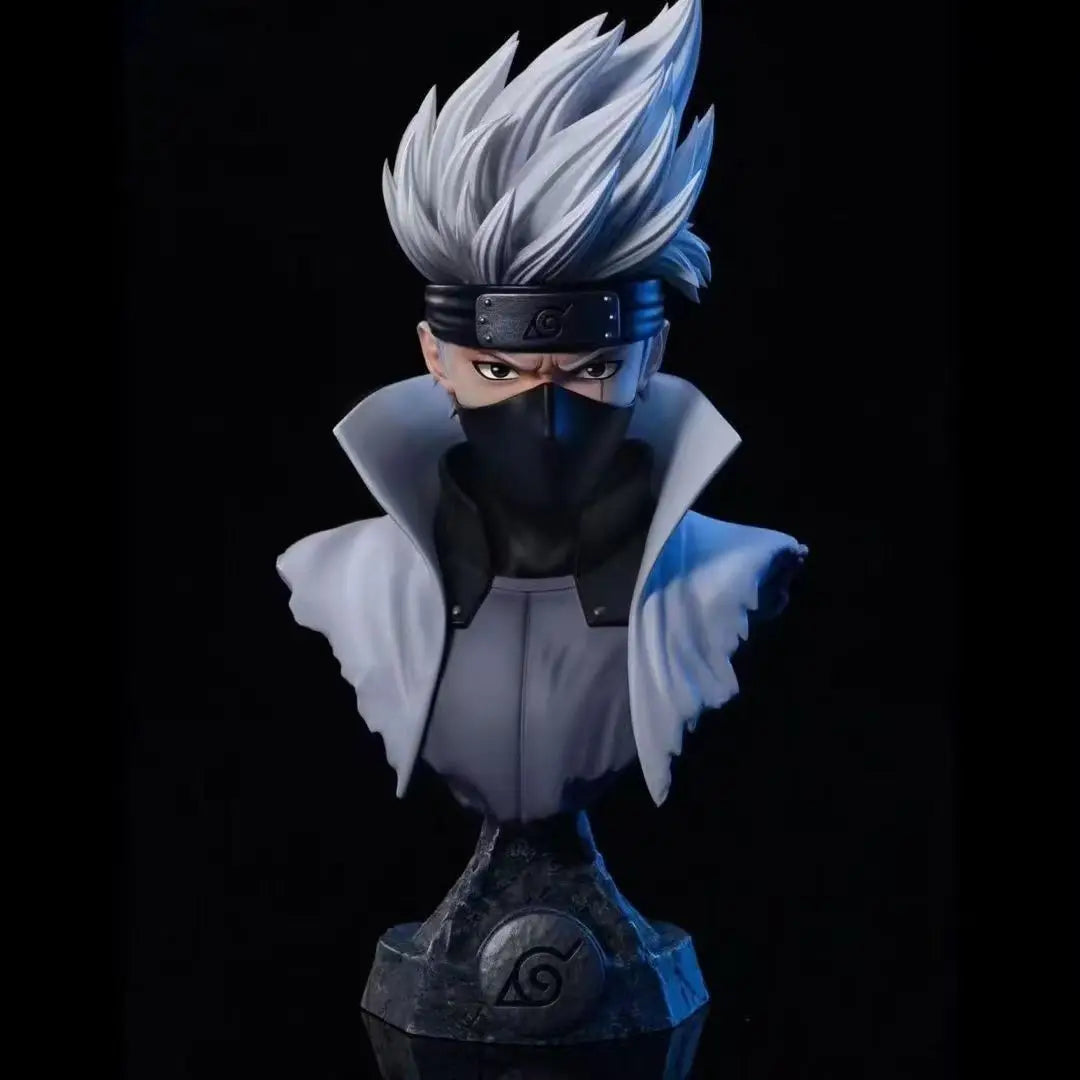 NARUTO Hand-Held Bust – Naruto & Sasuke Piece - Angle View | Kamigami – Naruto Collectibles
