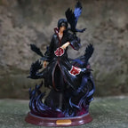 NARUTO Uchiha Itachi & Crow – 25cm - Back View | Kamigami – Naruto Collectibles