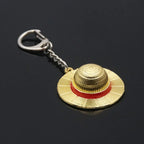 ONE PIECE Straw Hat Keychain – Metal Pendant for Collectors - Close-Up | Kamigami – One Piece Collectibles