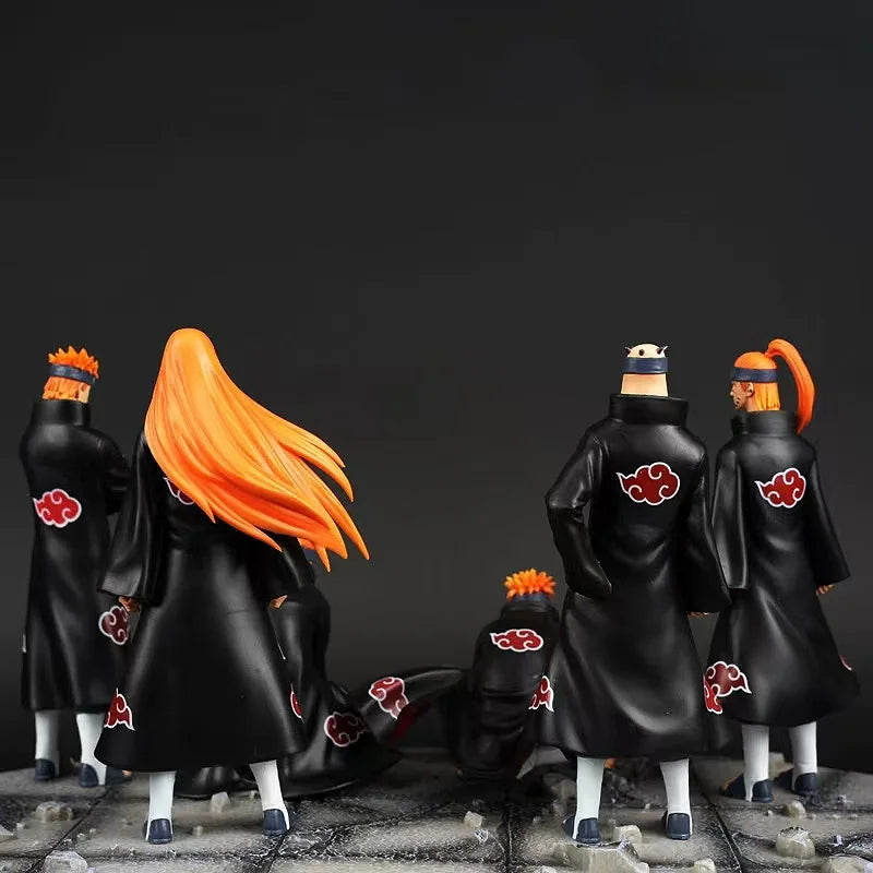 NARUTO [Pain] [ Set] – The Six Paths of Pain | 37cm 's - Back View | Kamigami – Naruto Collectibles