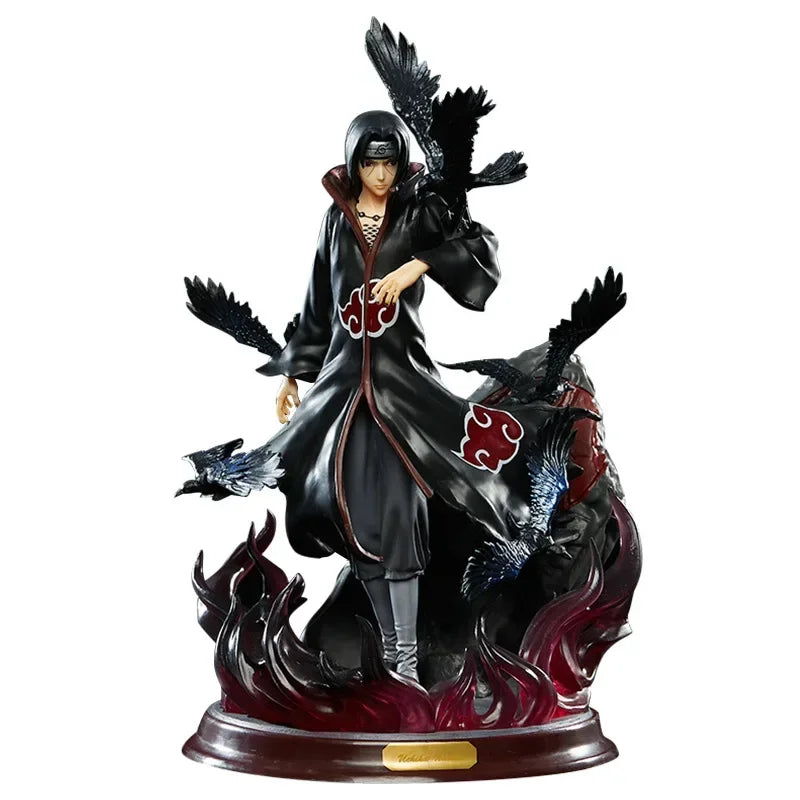 NARUTO Uchiha Itachi & Crow – 25cm - Detail View | Kamigami – Naruto Collectibles