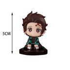 DEMON SLAYER Tanjiro & Friends Q Doll Set – Premium - Back View | Kamigami – Demon Slayer Collectibles