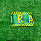 🇧🇷 Brazil Football Scarf Flag 14x130cm | Double-Printed Satin Banner | World Cup 2026 Fan Essential